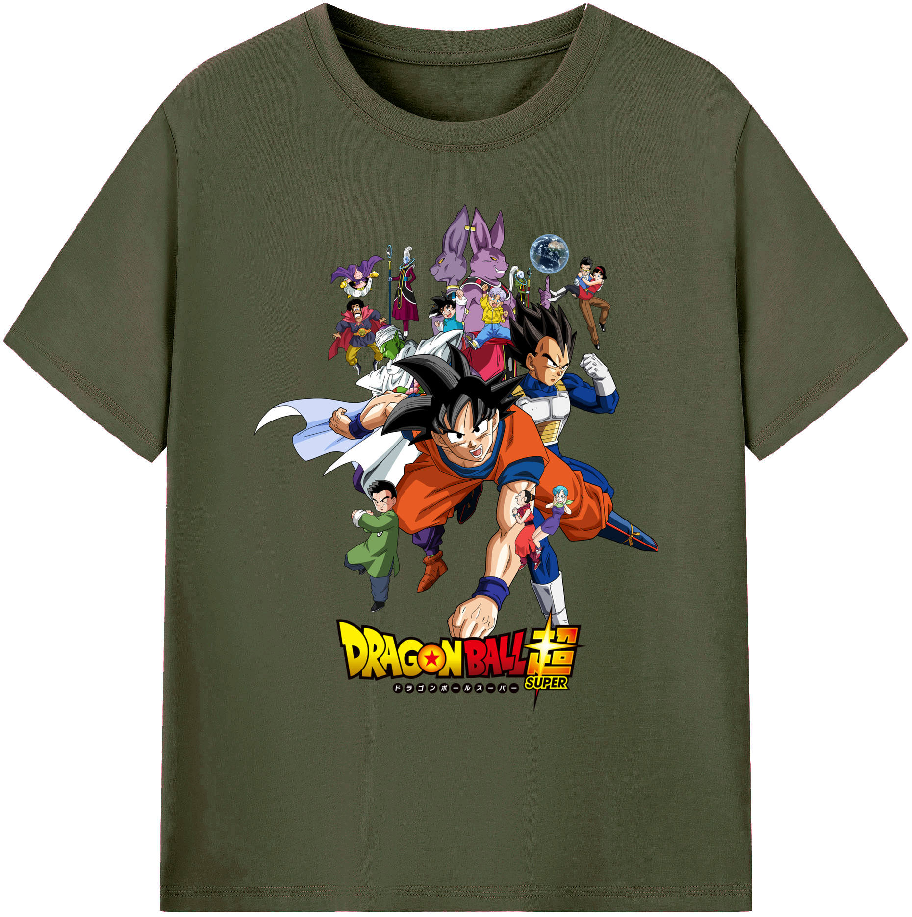 （画像用） ドラゴンボール DRAGON BALL 綿100％ メンズ半袖Tシャツ｜肌触りやわらか＆通気性